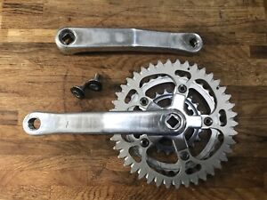 CPI Cranks 175mm with Pace RC-20 outer ring MTB Chainset Retro Vintage 90s