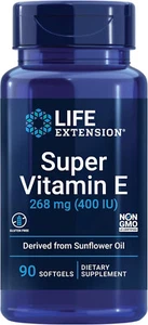 Life Extension Super Vitamin E 268 mg (400 IU) - 90 Sofgels - Picture 1 of 2