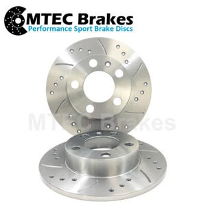 Discos de freno delantero Fiat Ducato 2.5 TD ranurados perforados - Imagen 1 de 4