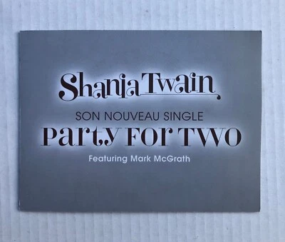 Shania Twain Partei Für Zwei 2004 French Promo Nur CD Packung Mark Mcgrath Sugar - Bild 1 von 3