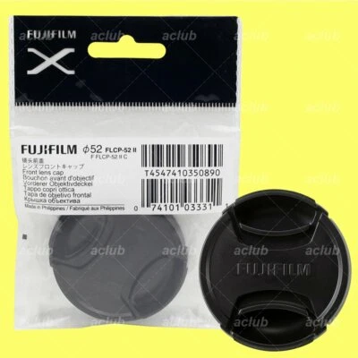 Fujifilm FLCP-52 II Front Lens Cap 52mm Lens Dust Cover Protector - Image 1 of 2