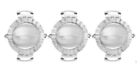 Set of 3 Medium-Sized Stainless Steel Dumpling Press Molds or Empanada Makers