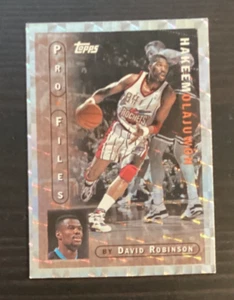 1996 Topps HAKEEM OLAJUWON Profiles #PF-10 Rockets - Picture 1 of 2