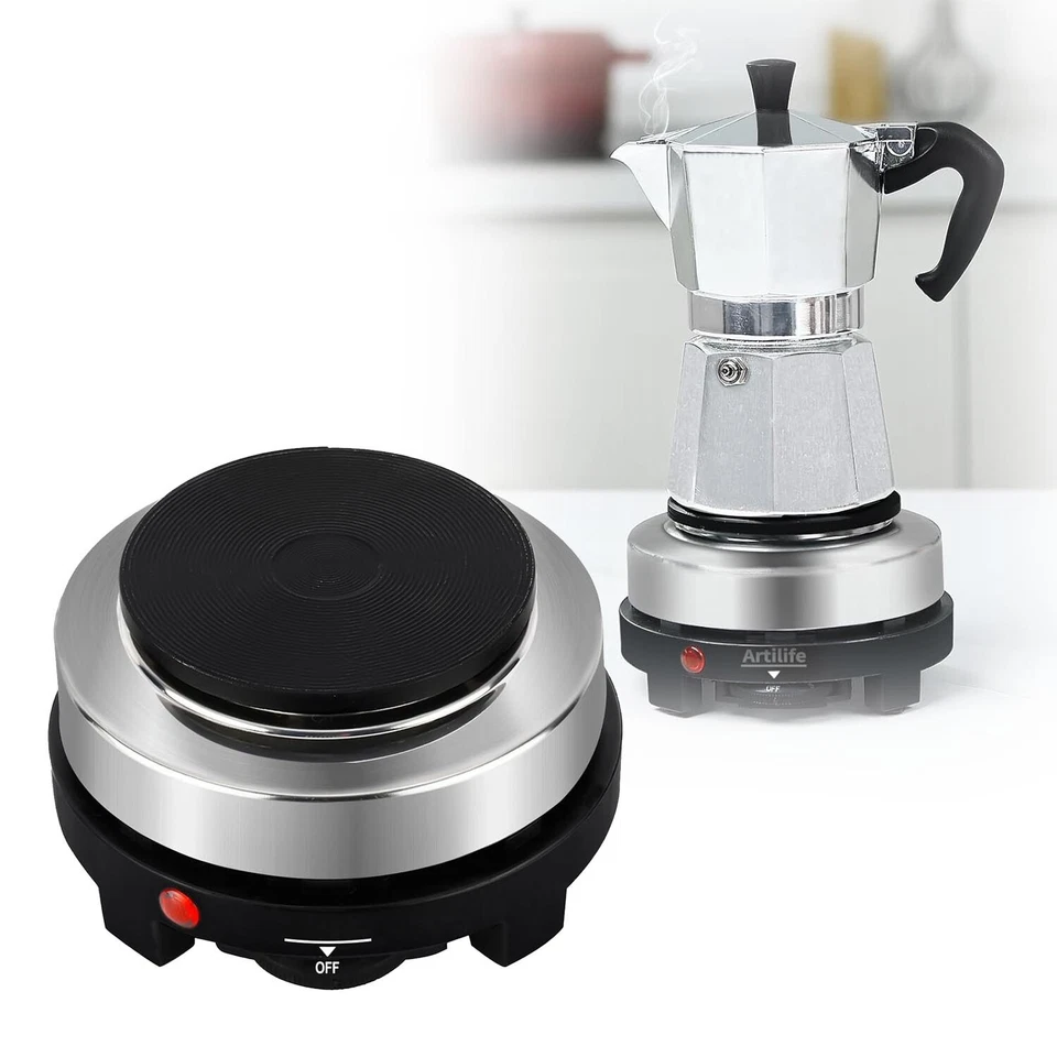 500W Mini Electric Heater Stove Hot Cooker Plate Milk Water Coffee Heating Stove - image 1 of 4