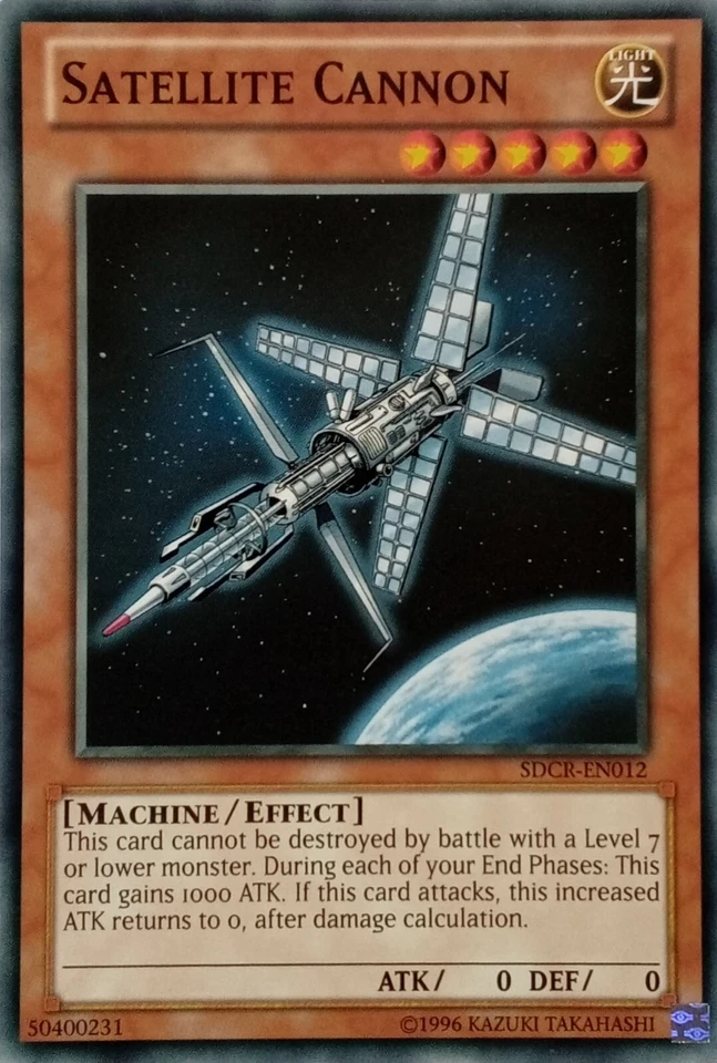 SDCR-EN012 SATELLITE CANNON COMMON MIXED ED YuGiOh CARD - Image 1 of 1