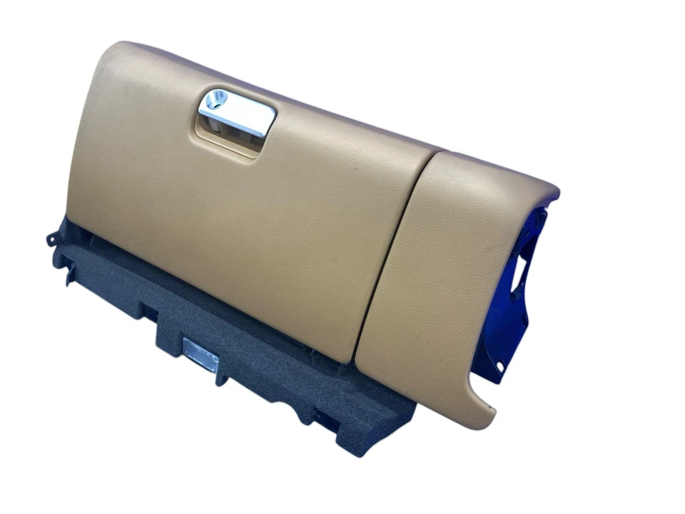 2005-2008 PORSCHE 911 DELANTERO DERECHO INFERIOR TABLERO GUANTERA ALMACENAMIENTO BEIGE CUERO OEM Foto 1 de 4
