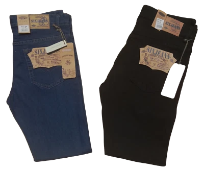 SUPERSCONTO! Jeans Uomo Original Six jeans Elasticizzato 4 Stagioni Slim Fit