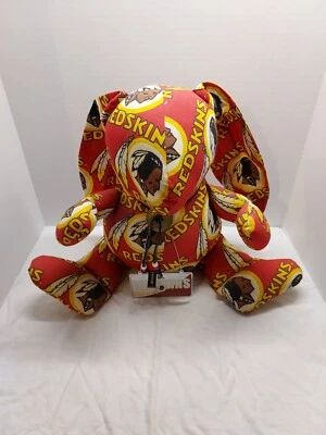 Vintage Washington Redskin Floppy Eared Stuffed Bunny W/ Forever License Plate. - Image 1 of 4