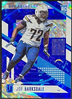 2017 PANINI UNPARALLELED JOE BARKSDALE CHARGERS ROOKIE #2/10 - Image 1 of 2