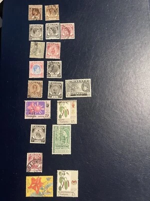 Malayasia 1904-1986 varias 19 estampillas (6 MLH, 13 usadas), en muy buen estado ver fotos Foto 1 de 4