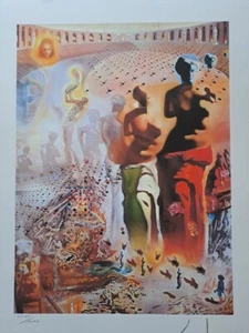 Salvador Dali Hand Signed Lithograph - The Hallucinogenic Toreador - Picture 1 of 4
