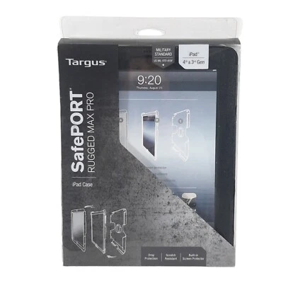 Targus SafePort Rugged Max Pro Black iPad 4TH & 3RD Gen. Case Military Standard - Image 1 of 2