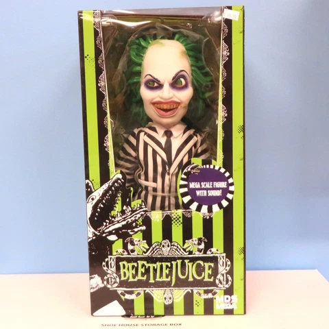 BEETLEJUICE Mezco Designer Series Mega Scale MDS Figure with Sound BRAND NEW! Cover