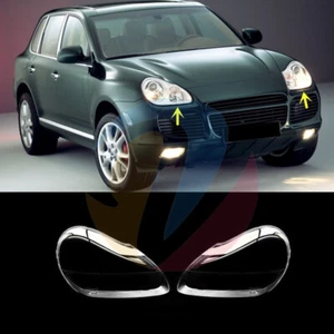 1 par de cubiertas de lentes delanteras para Porsche Cayenne 2003-2006s - Imagen 1 de 12