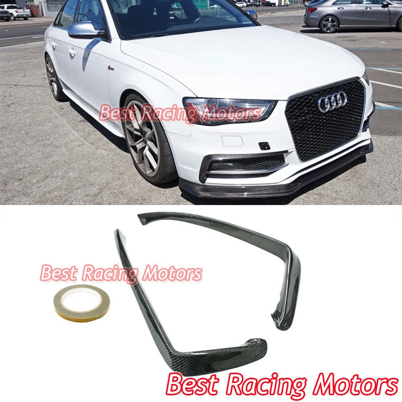 Parachoques delantero Canards (carbono) estilo OE para Audi A4 S-Line/S4 B8.5 2013-2016 Foto 1 de 1