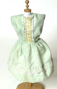 Vintage Barbie Clone Mint Green/ Blue Dress With Lace Trim - Imagen 1 de 3