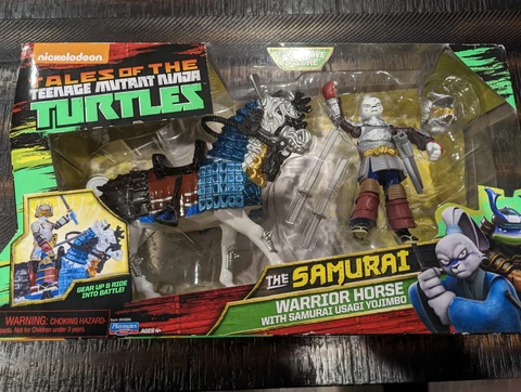 Tales Teenage Mutant Ninja Turtles Samurai Horse w/ Usagi Yojimbo - NIB TMNT Cover