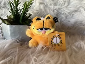 Garfield Peluche Portachiavi Dormiente 10 cm Nuovo - Foto 1 di 4