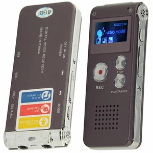 Dictáfono grabadora de voz de sonido digital 8 GB 140 horas grabación MP3 USB - Imagen 1 de 7