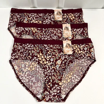 NUEVO Jockey 3 Pares Para Mujer Tacto Suave Respiración Hipsters 8/XL Multicolor 2422 Nuevo Con Etiquetas Foto 1 de 3