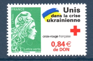 TIMBRE 5594 NEUF XX - MARIANNE D'YZ SURCHARGEE - SOLIDARITE AVEC L'UKRAINE - Photo 1/1