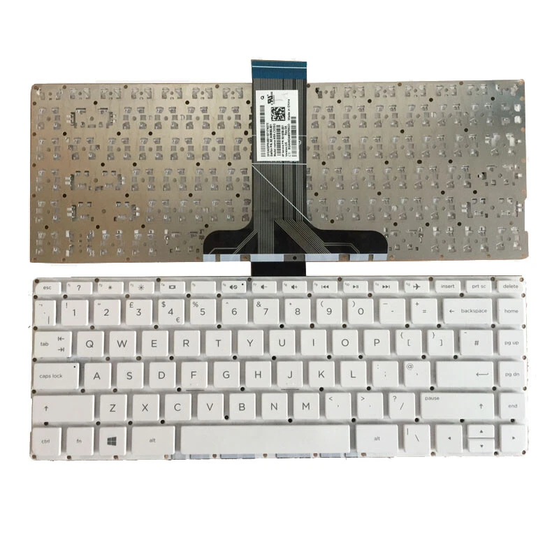 FOR HP Pavilion 14-ax 14-ax000 14-ax100 901658-031 UK White Keyboard  NSK-CX3SQ - Image 1 of 4