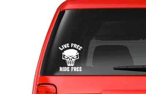 Live Free Ride Free (S18) Harley Vinyl Decal Sticker Car/Truck Laptop Window  - Picture 1 of 2