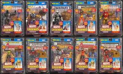 РЕДКИЙ 2006 Toy Biz Marvel Legends 6 дюймов Модок BAF ПОЛНЫЙ КОМПЛЕКТ + 4 ВАРИАНТА MOC/MIP - Изображение 1 из 4