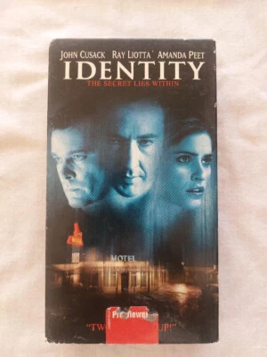 Identity VHS Movie VCR Video Tape Ray Liotta, John Cusack, Amanda Peet (2003) - Imagem 1 de 4