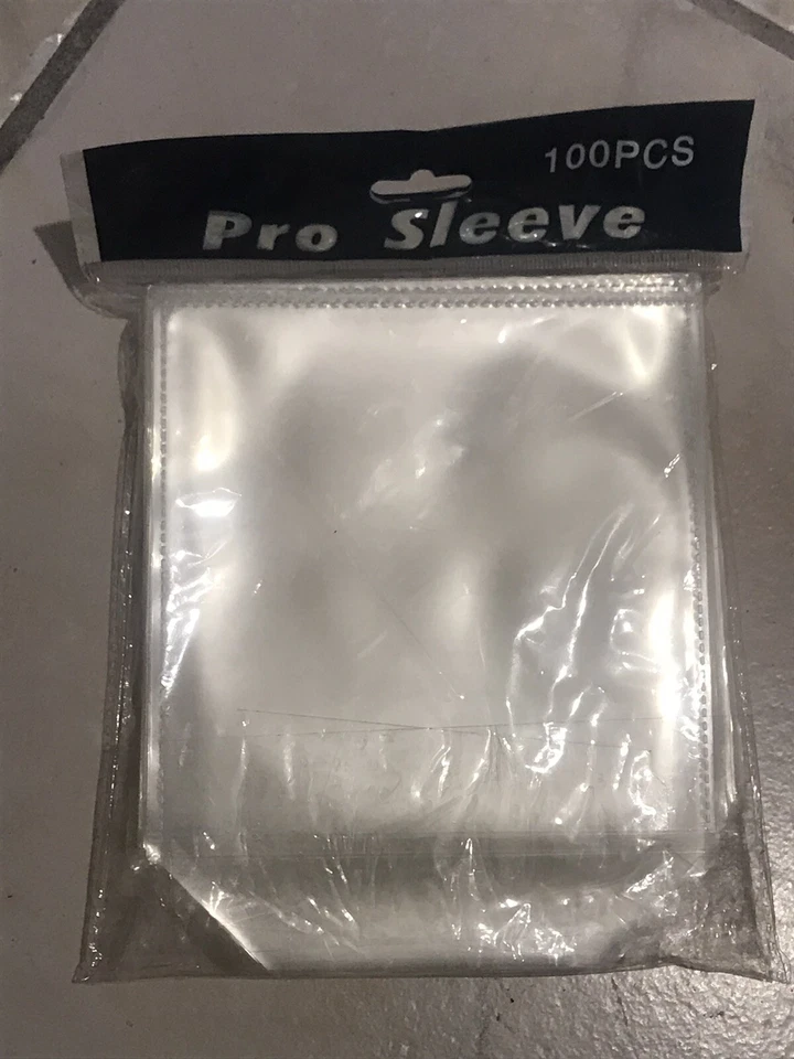 100 Bustine Per Cd E Dvd Trasparenti In Plastica Pvc + Aletta Di Chiusura - Immagine 1 di 1