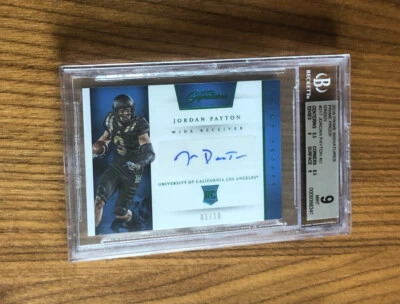 2016 Prime Signatures JORDAN PAYTON RC Rookie Auto SSP 01/10 Rare 1st BGS 9/10 - Image 1 of 2