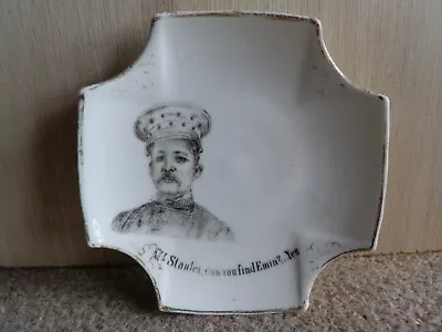 Henry Morton Stanley & The Relief Of Emin Pasha - Antique German Pin Dish • 7.49£