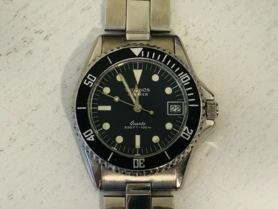 Raro - Vintage años 80 - Technos Skydiver - ETA 555.412 - Hecho en Suiza Foto 1 de 4