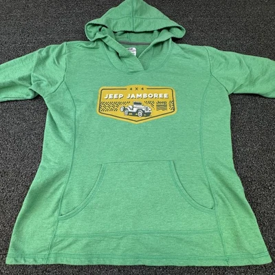 De Colección Jeep Jamboree 4x4 Sudadera con Capucha Mujer Extra Grande Verde Yunque Pullover Canguro Foto 1 de 4