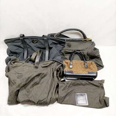 NO TARIFF Fendi,Bottega Veneta Nylon Hand Bag Shoulder Bag 5 piece set 584450 - Image 1 of 4