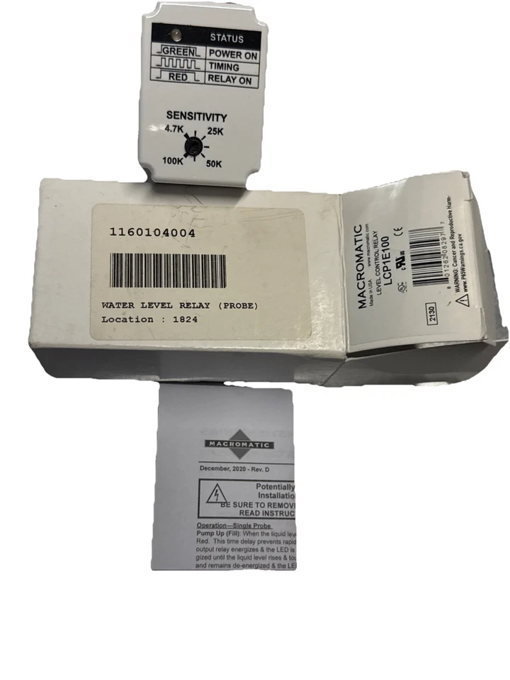 MACROMATIC LCP1E100 Level Control Relay - Image 1 of 4