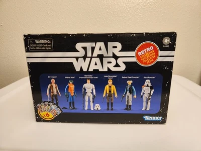 Star Wars Colección Retro Star Wars: Una Nueva Esperanza Paquete de 6 Objetivo Exclusivo SELLADO Foto 1 de 4