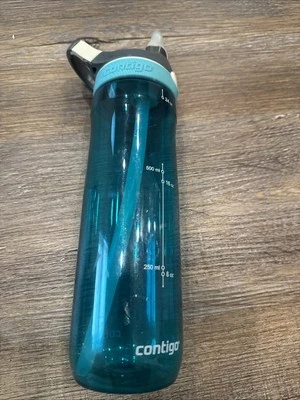 Botella de agua Contigo tapa abatible 24 oz azul Foto 1 de 4