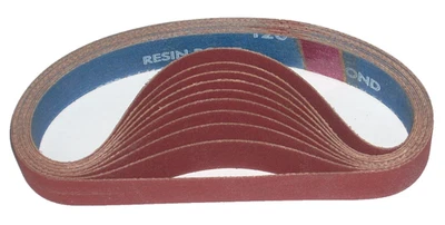 Norton 50314 Plyweld Sanding Belts 1 " W x 18 27/32" L, 120 Grit 50 pk USA Made - Image 1 of 4