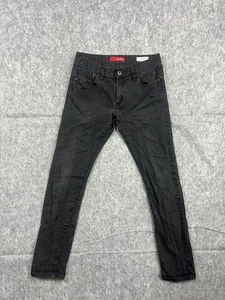 Guess Mens Black Medium Rise Skinny Scotch Fit Jeans Slim Fit Stretch Size 30x32 - Picture 1 of 10