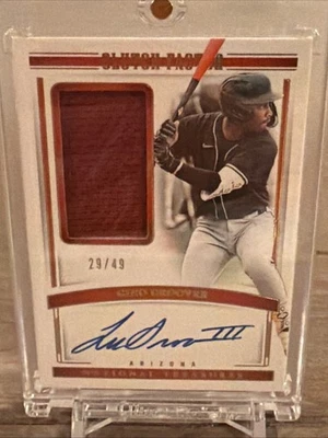 2024 Panini National Treasures Gino Groover Auto Relic /49 #CFS-GGV - Image 1 of 2