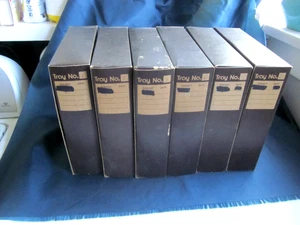 YANKEE PHOTO PRODUCTS 100 SLIDE ROTO TRAYS LOT OF 6 MADE IN U.S.A. - Picture 1 of 3