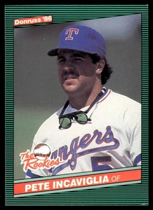 1986 Donruss The Rookies Pete Incaviglia Texas Rangers #23 - Picture 1 of 2