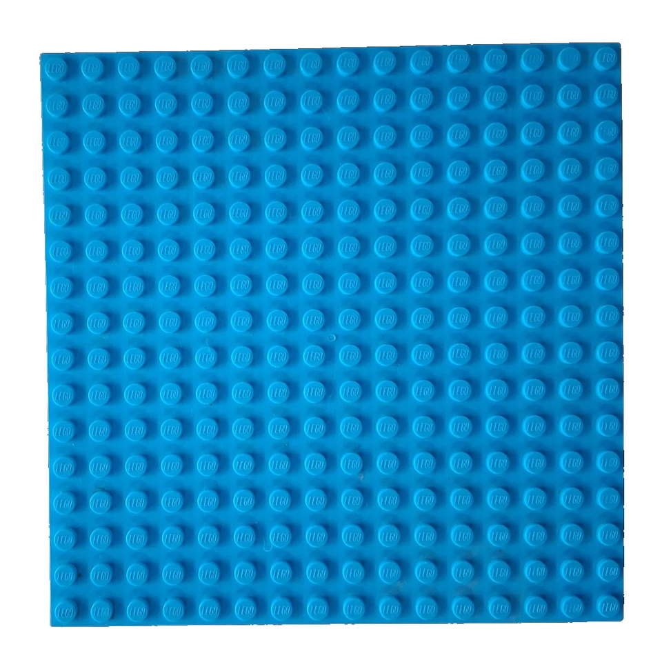 Lego Standard 16x16 Baseplate-Azul Claro Resistente 16 Parafusos por 16 Parafusos, Frete Grátis - Imagem 1 de 1