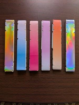 AMA SPORTS Pickleball Paddle Edge Tape Guard Protection Blue Gradient Metallic Colors 16mm