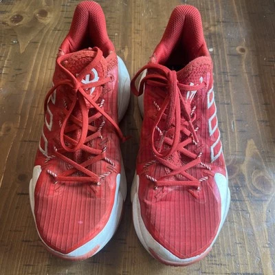 Boys Youth Patrick Mahomes Football Turf Shoes Size 4.5 Red And White  - Image 1 of 4