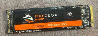 Seagate FireCuda 520 Series 2TB PCle Gen4 SSD - PCle G4 x4 NVMe - Image 1 of 2