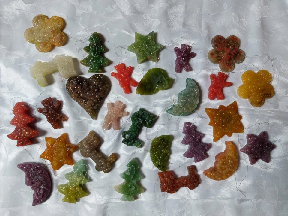 Christbaumschmuck Christbaumbehang 27 Wachsmodeln - aus Nachlass - Bild 1 von 1