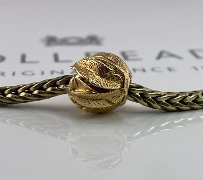 Trollbeads Plumas de Ángel Cuentas de Oro 18K Foto 1 de 4