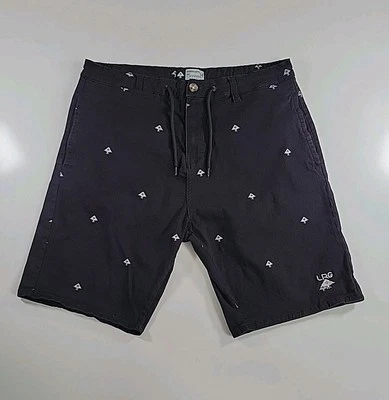 Men’s Black Shorts 34 LRG Lifted Research Group 98% Cotton 2% Spandex - Image 1 of 4